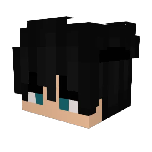 _yxsu Minecraft avatar head, 3D render