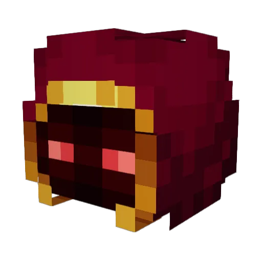 _z1reex Minecraft avatar head, 3D render