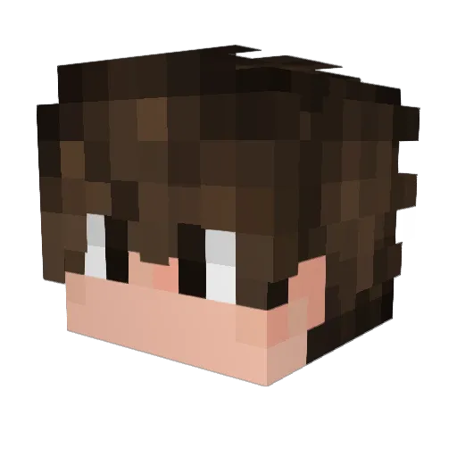 _zCreneyz Minecraft avatar head, 3D render