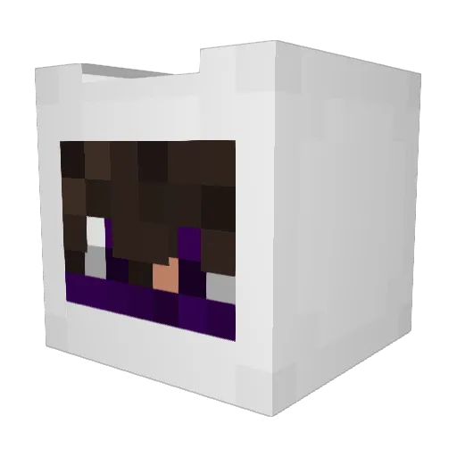 _zGz_ Minecraft avatar head, 3D render