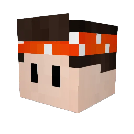 _zJshoGamer_ Minecraft avatar head, 3D render