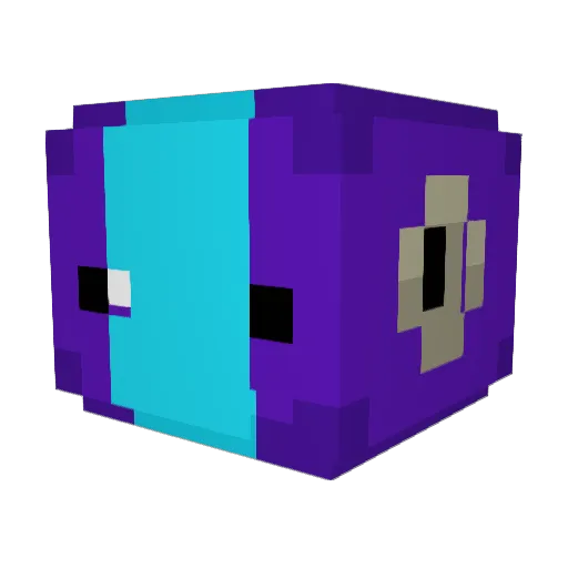 _z_e_n_o_ Minecraft avatar head, 3D render