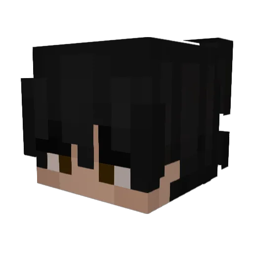 _zabvv Minecraft avatar head, 3D render