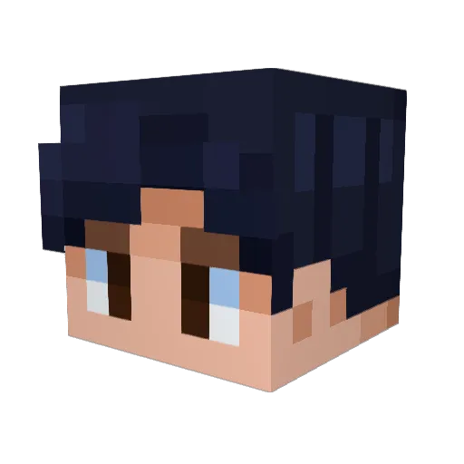 _zaszczany_pl Minecraft avatar head, 3D render