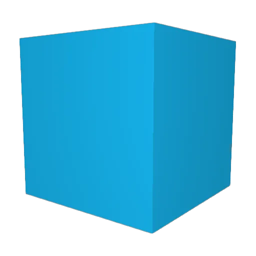 _zimablue Minecraft avatar head, 3D render