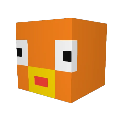 _zygg_ Minecraft avatar head, 3D render