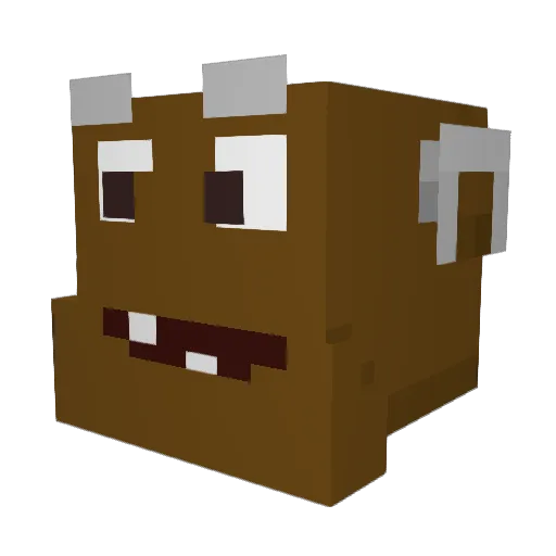a00aa Minecraft avatar head, 3D render