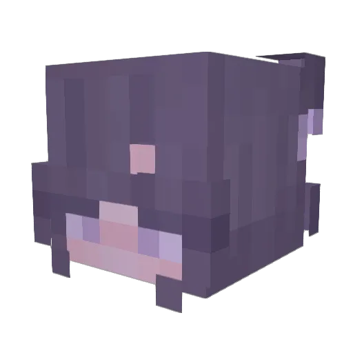 a0332 Minecraft avatar head, 3D render
