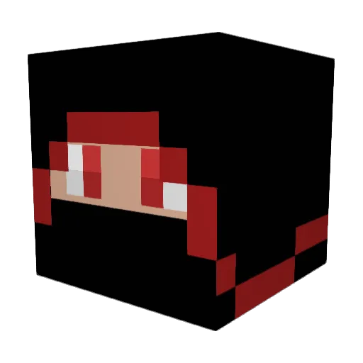 a121212a Minecraft avatar head, 3D render