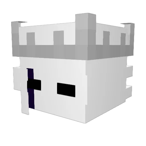 a1fsk1 Minecraft avatar head, 3D render