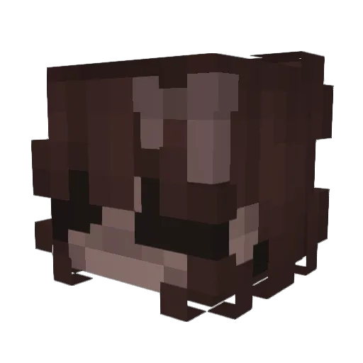 a1ience Minecraft avatar head, 3D render