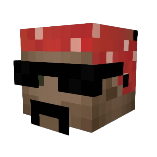 a1ms0nz_ Minecraft avatar head, 3D render