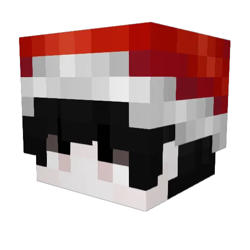 a1rforce_ Minecraft avatar head, 3D render