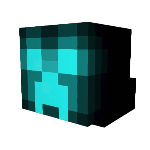 a2015g Minecraft avatar head, 3D render