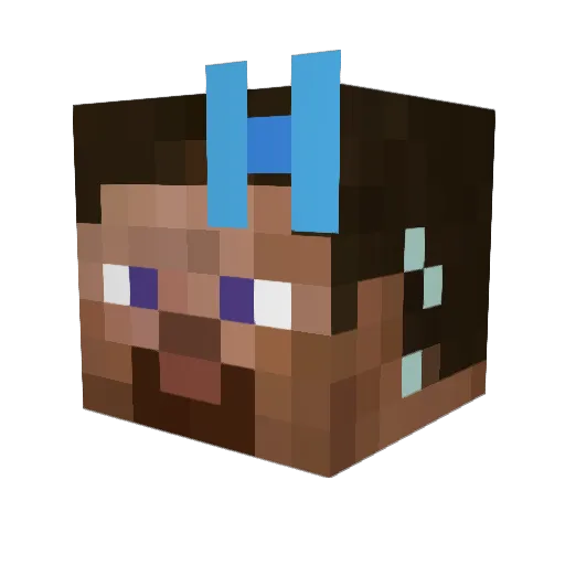 a3roplan333 Minecraft avatar head, 3D render