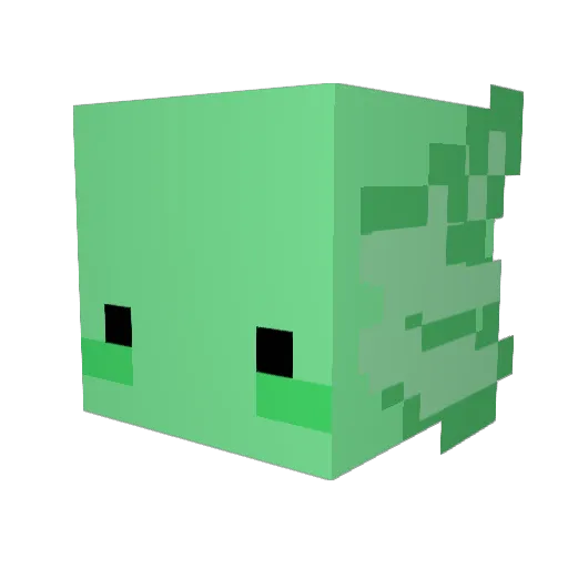 a3toesloth Minecraft avatar head, 3D render