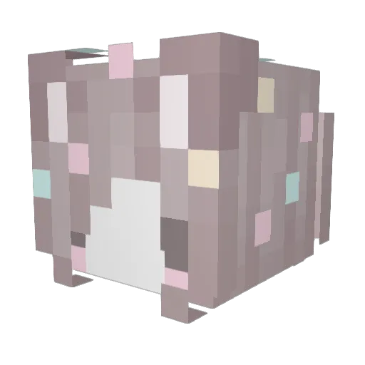 a3zir Minecraft avatar head, 3D render