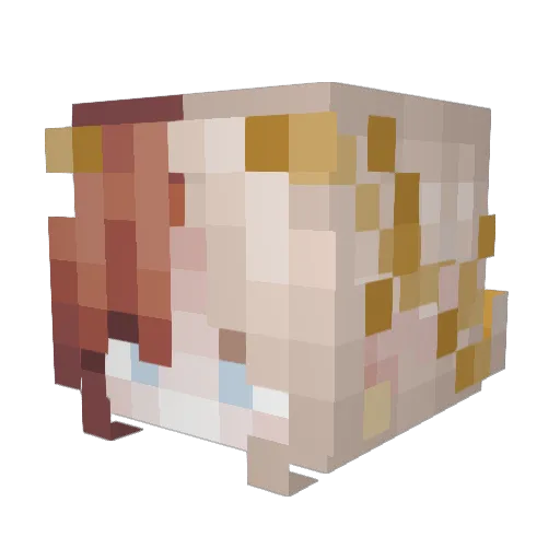 Minecraft-Avatar von a4kly: Kopf als 3D-Render