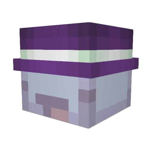 a4m_01 Minecraft avatar head, 3D render