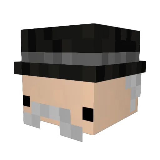 a4tng Minecraft avatar head, 3D render