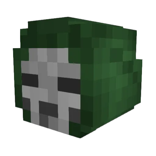 a51priv Minecraft avatar head, 3D render