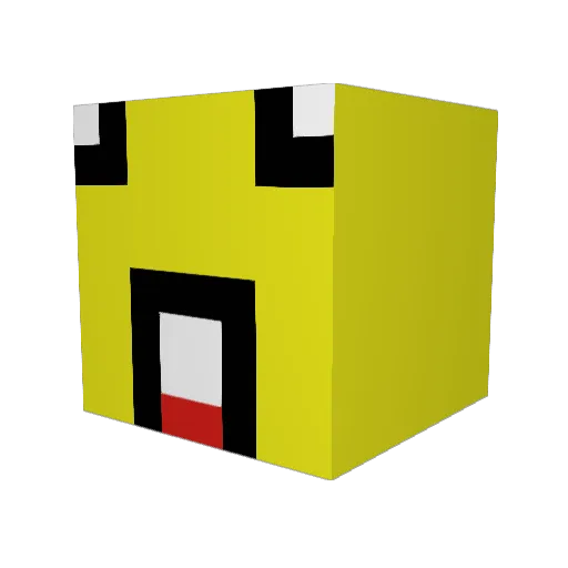 a5i4n Minecraft avatar head, 3D render
