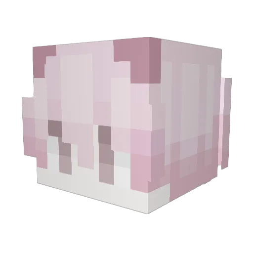 a61_k Minecraft avatar head, 3D render