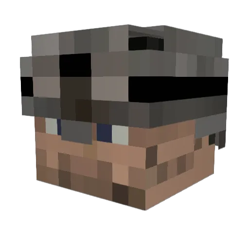 a655okp Minecraft avatar head, 3D render