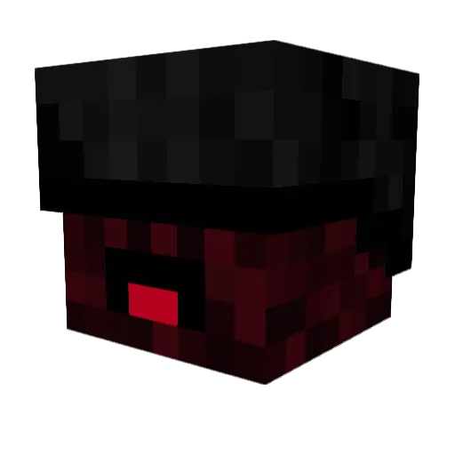 a67a Minecraft avatar head, 3D render