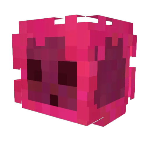 a6cry Minecraft avatar head, 3D render