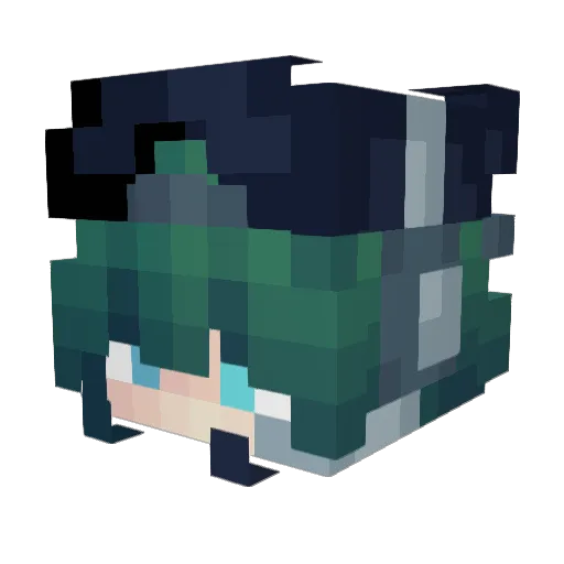 a7med123 Minecraft avatar head, 3D render