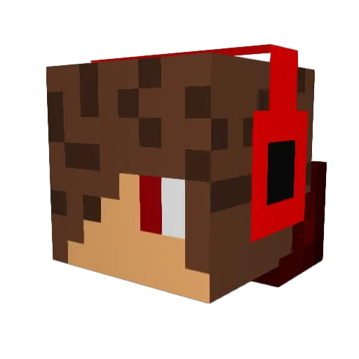 a7mody25 Minecraft avatar head, 3D render