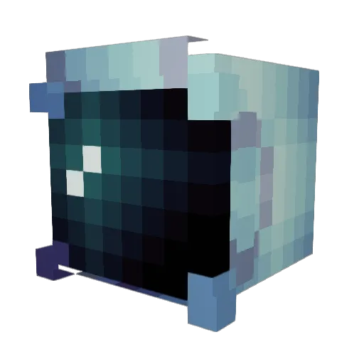 a8q Minecraft avatar head, 3D render
