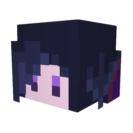 a99lv99a Minecraft avatar head, 3D render