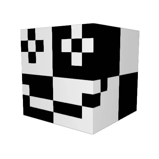 aAkn7663 Minecraft avatar head, 3D render