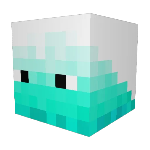 aAnnarinia Minecraft avatar head, 3D render
