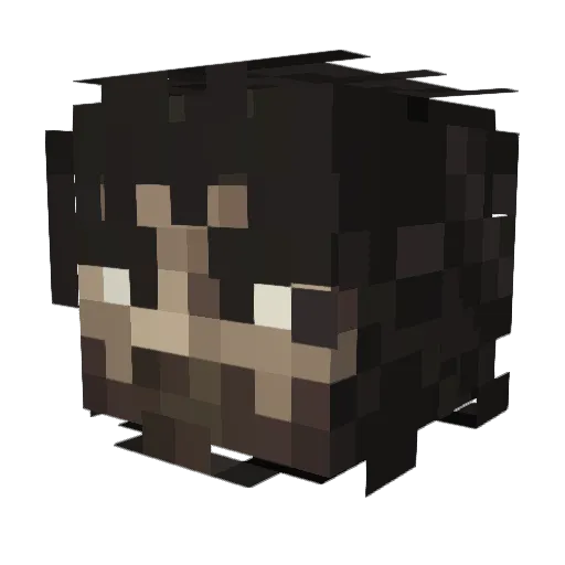 aBaeLeif Minecraft avatar head, 3D render