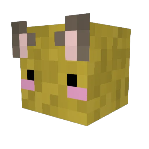 aBrutalPotato Minecraft avatar head, 3D render
