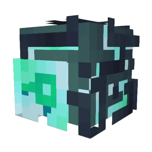 aCodec Minecraft avatar head, 3D render