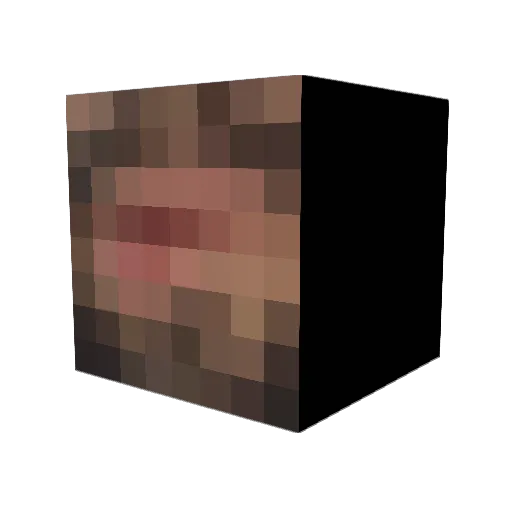aDrunkHobbit Minecraft avatar head, 3D render