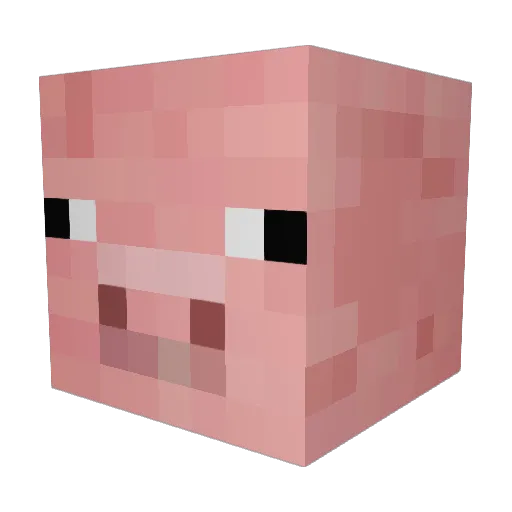 aFriendlierAlt Minecraft avatar head, 3D render