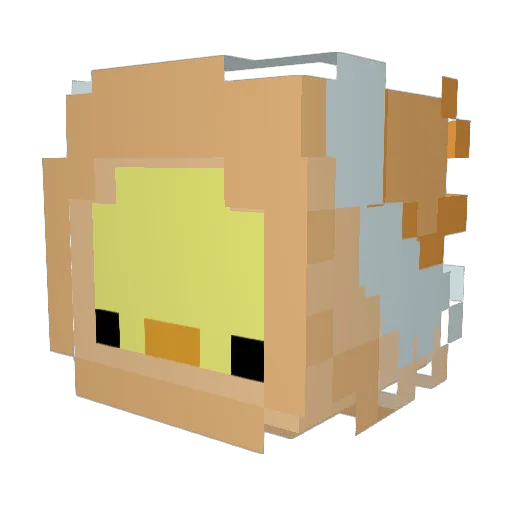 aGangsterMania Minecraft avatar head, 3D render