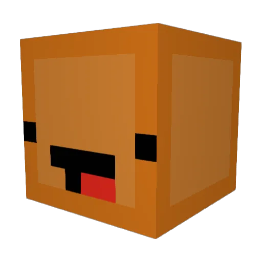 aGoodPancake Minecraft avatar head, 3D render