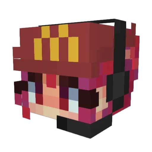 aJohnPorkGod Minecraft avatar head, 3D render