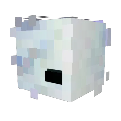 aKk19 Minecraft avatar head, 3D render