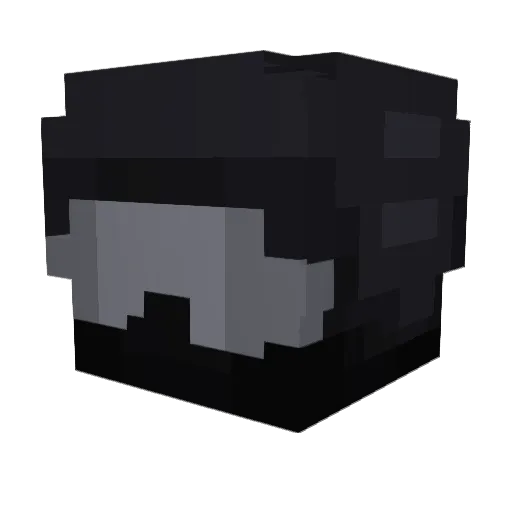 aMagical Minecraft avatar head, 3D render