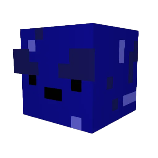 aMazion Minecraft avatar head, 3D render