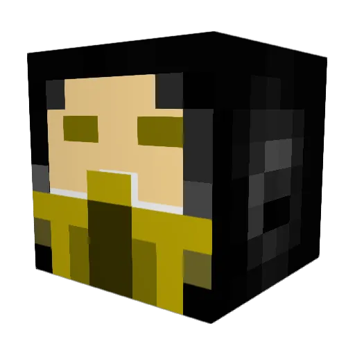 aMexicanDonkey Minecraft avatar head, 3D render