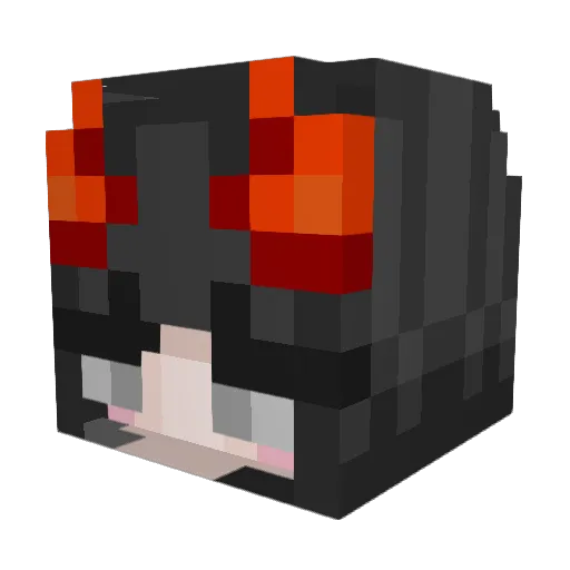 aMuRdErMoStFoWl Minecraft avatar head, 3D render