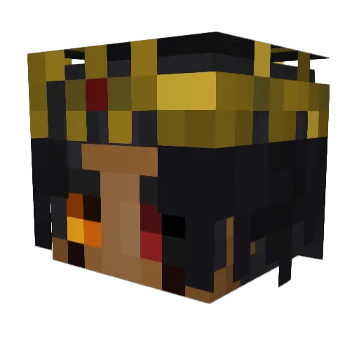 aNtihOpe Minecraft avatar head, 3D render